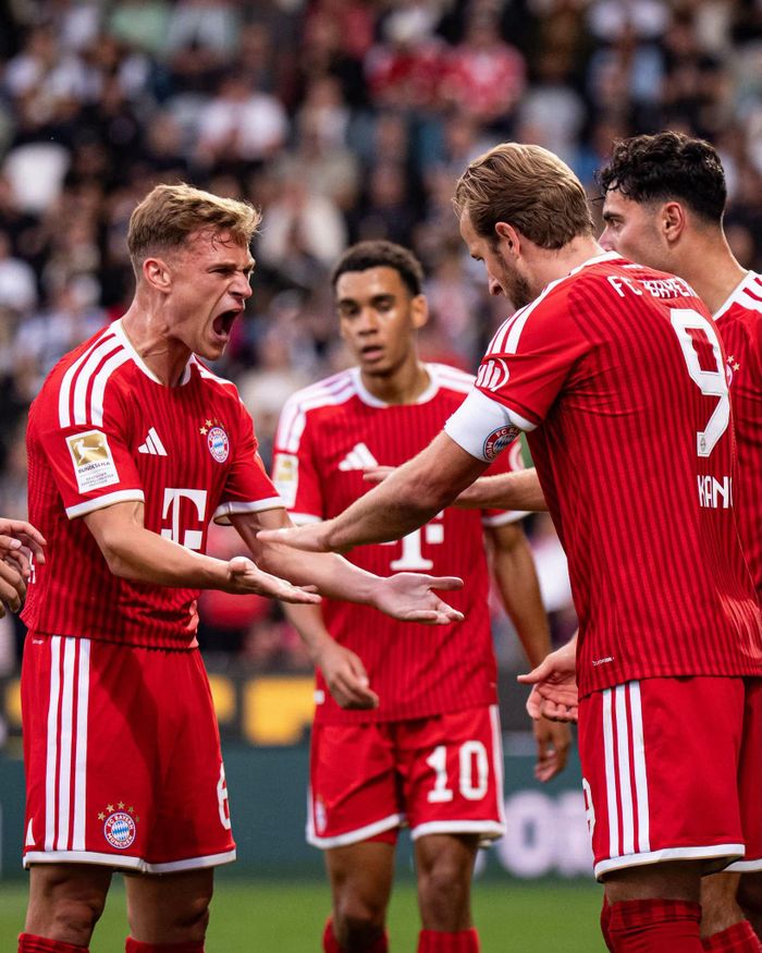 Harry Kane giải tỏa cơn khát bàn thắng giúp Bayern Munich có 3 điểm - Ảnh: FCBM