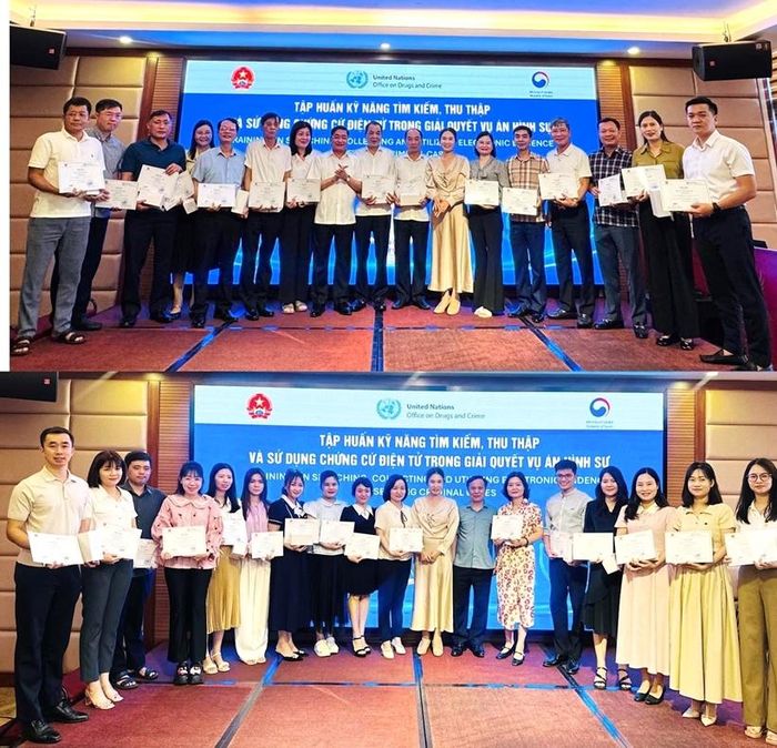 Các đại biểu tham dự tập huấn.