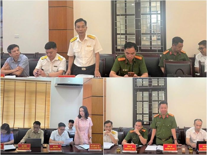  Đại diện các cơ quan, đơn vị trao đổi về nhiệm vụ và cơ chế phối hợp của Tổ công tác.