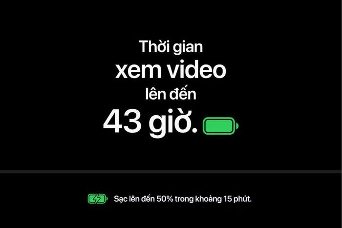 Ảnh giới thiệu pin và sạc; thời lượng thực tế còn phụ thuộc tác vụ và điều kiện sử dụng.
