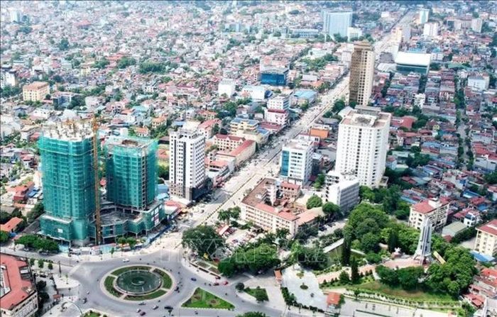 Một góc thành phố Thái Nguyên. Ảnh: TTXVN phát
