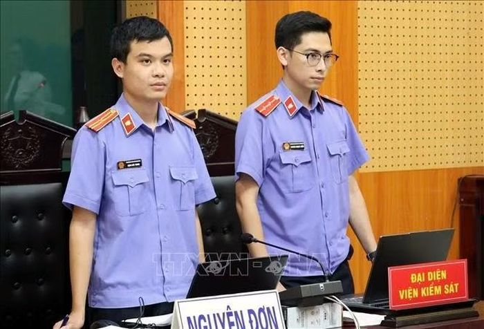 Đại diện Viện kiểm sát nhân dân khởi kiện dân sự. Ảnh: TTXVN phát