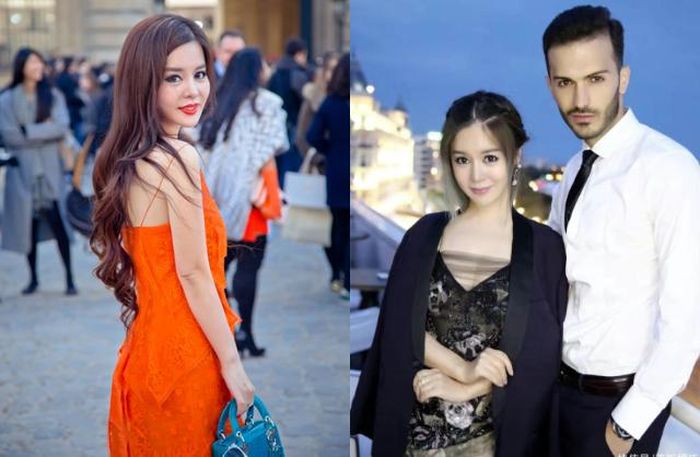Nữ đại gia từng có mối quan hệ kéo dài khoảng 10 năm với người mẫu Albania Rolando Lekaj. Ảnh: Sohu