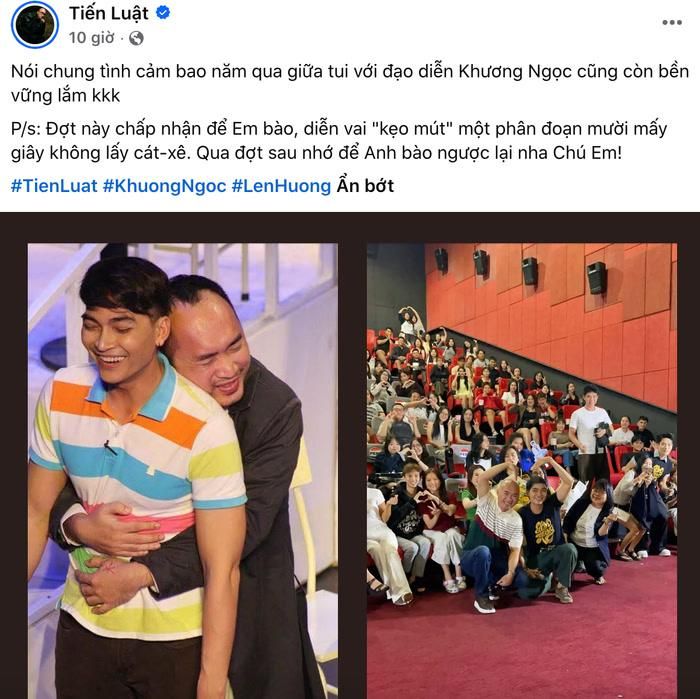 Tiến Luật không nhận thù lao khi đóng phim Lên Hương.