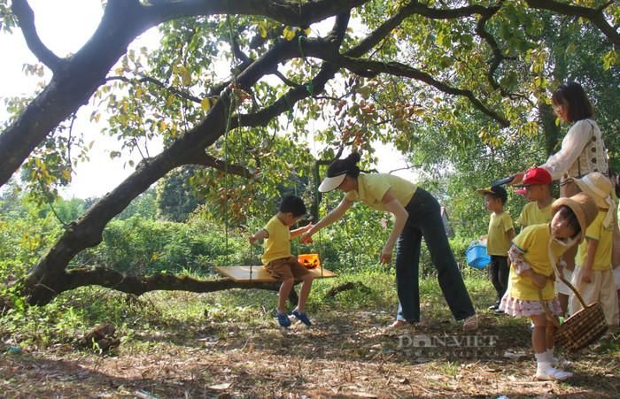 Du khách đến tham quan vườn hồng. Ảnh: báo Dân Việt