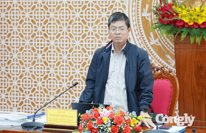Phó Chủ tịch UBND tỉnh Nguyễn Hồng Hải phát biểu chỉ đạo,
