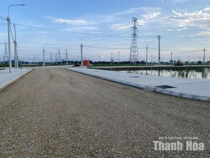 Một góc khu tái định cư Đồng Cửa ở thôn Cồn Cương 2, xã Thắng Lợi.