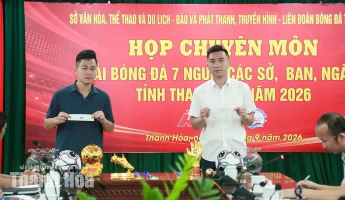 Lễ bốc thăm chia bảng cho giải đấu diễn ra tại cuộc họp sáng 14/9.