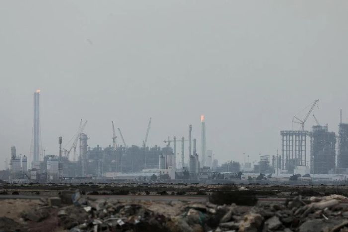Các chuyến hàng LNG của Qatar qua eo biển Hormuz gần như đã ngừng hoàn toàn kể từ khi xung đột bắt đầu vào cuối tháng 2. Nguồn: The Straits Times