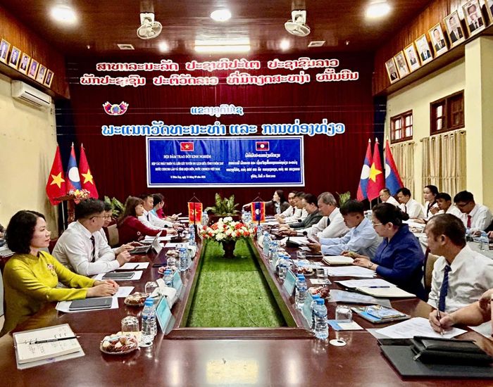 Quang cảnh buổi hội đàm.