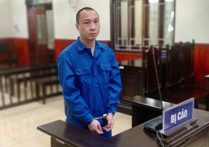 Bị cáo Phạm Văn Bình (SN 1997, TP Hải Phòng) tại phiên tòa sơ thẩm ngày 14-9. Ảnh: N.L