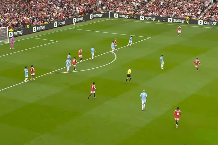 Trận đấu giữa MU - Man City vòng 4 giải Ngoại hạng Anh.