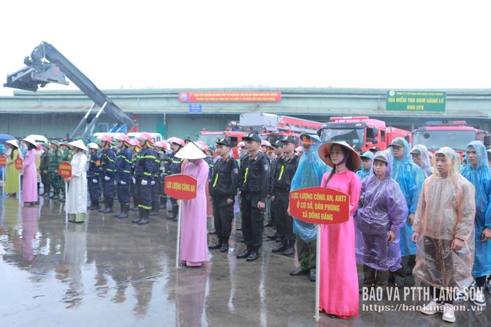 Các lực lượng tham gia thực tập phương án