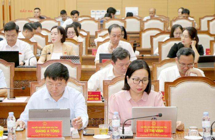 Các đại biểu tham dự kỳ họp.