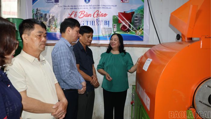 Các thiết bị được hỗ trợ nhằm nâng cao năng lực sản xuất, chế biến theo hướng xanh, tuần hoàn.