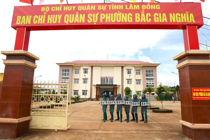 Ban CHQS phường Bắc Gia Nghĩa triển khai các đội hình luyện tập