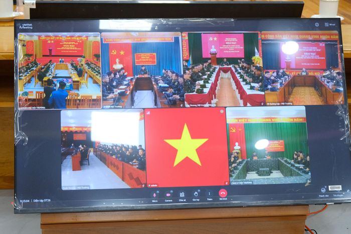 Kết nối tới khung diễn tập các xã, phường trong cụm