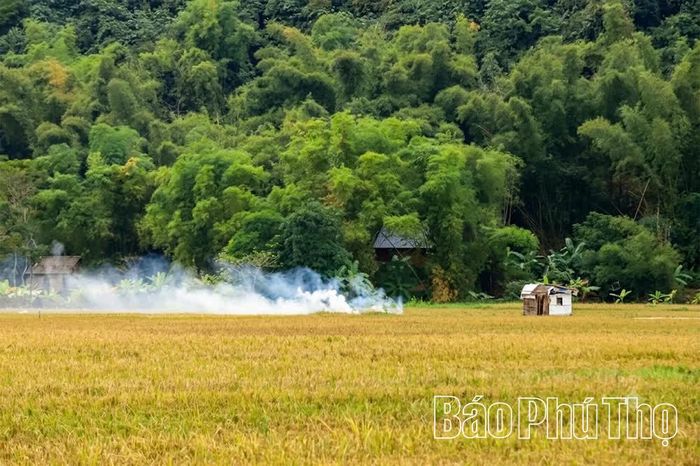 Khung cảnh thanh bình, mộc mạc ở bản Lác.