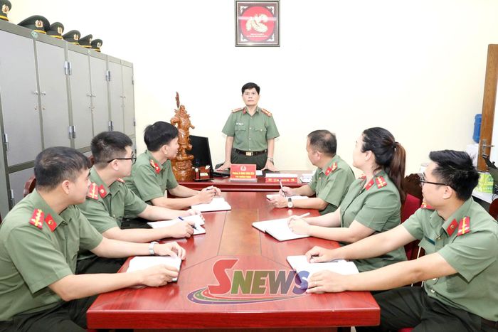 Phòng An ninh mạng và phòng, chống tội phạm sử dụng công nghệ cao họp triển khai nhiệm vụ.