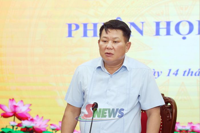 Đồng chí Phó Bí thư Thường trực Tỉnh ủy, Chủ tịch HĐND tỉnh, phát biểu tại phiên họp.