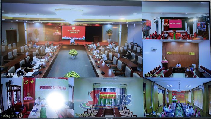 Cuộc làm việc được trực tuyến đến các xã, phường có dự án khó khăn, vướng mắc liên quan.