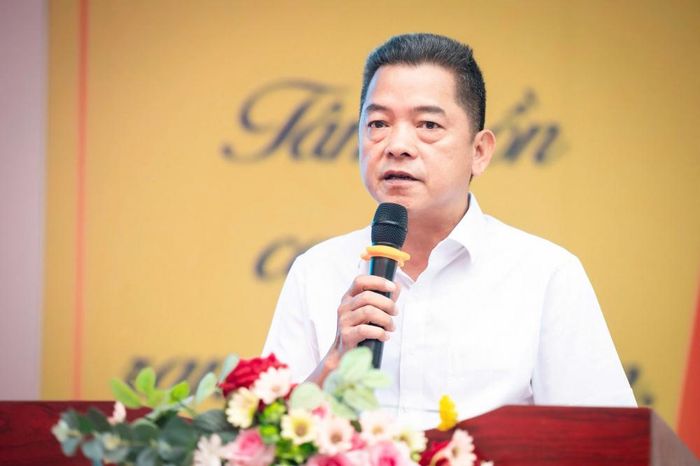 Ông Dương Văn Hòa - Phó Chủ tịch UBND phường Lĩnh Nam phát biểu tại sự kiện.