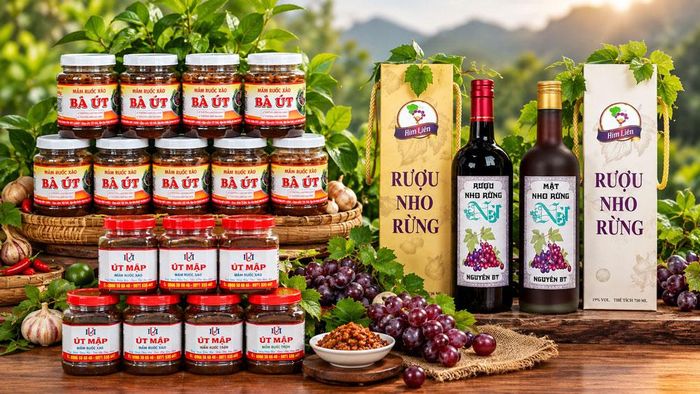 Sản phẩm OCOP của xã Kiên Lương
