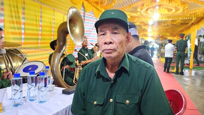 Ông Trần Văn Thiện, bố đẻ của thiếu tá Trần Văn Tùng (thương binh hạng 1).