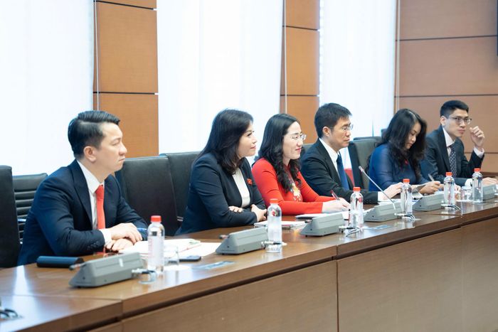 Các đại biểu dự buổi tiếp