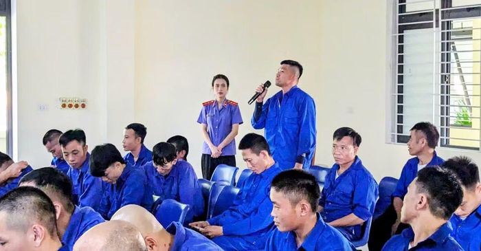 Học viên được nói lên tâm tư, nguyện vọng của mình thông qua các buổi sinh hoạt chuyên đề.