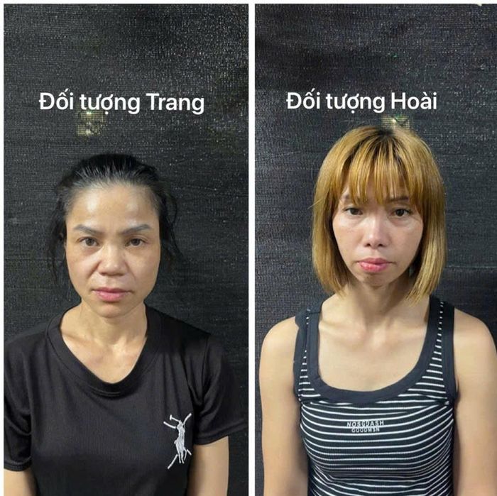 Các đối tượng trong vụ việc - Ảnh: Công an Hà Nội
