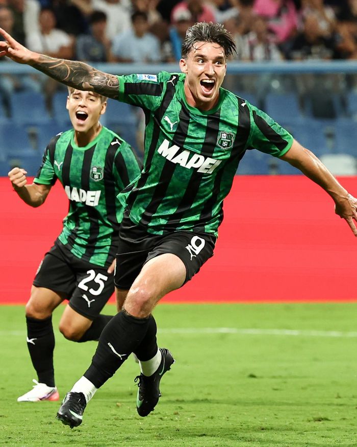 Sassuolo một lần nữa vượt lên dẫn trước Juventus