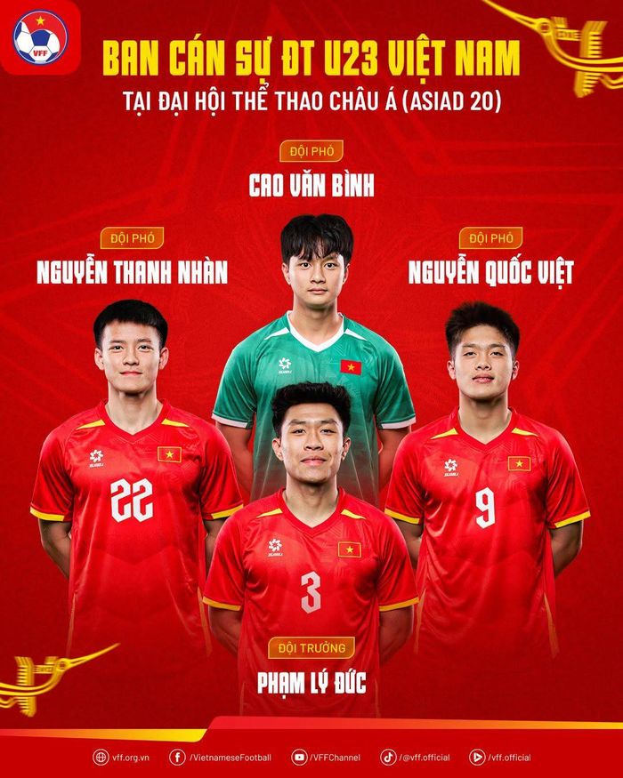 U23 Việt Nam bầu Ban cán sự trước trận ra quân ASIAD 2026. Ảnh: VFF