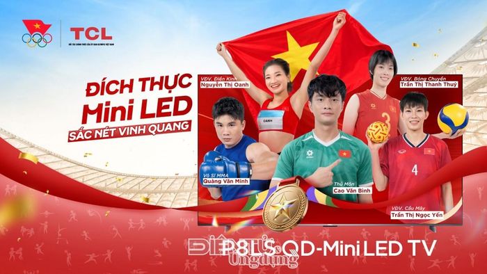 TCL sẽ đồng hành cùng 5 gương mặt thể thao Việt Nam đại diện cho những bộ môn và hành trình khác nhau