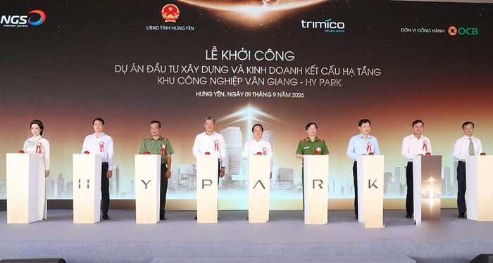 Khu công nghiệp Văn Giang được quy hoạch với tổng diện tích gần 273ha. (Ảnh: Báo Hưng Yên)
