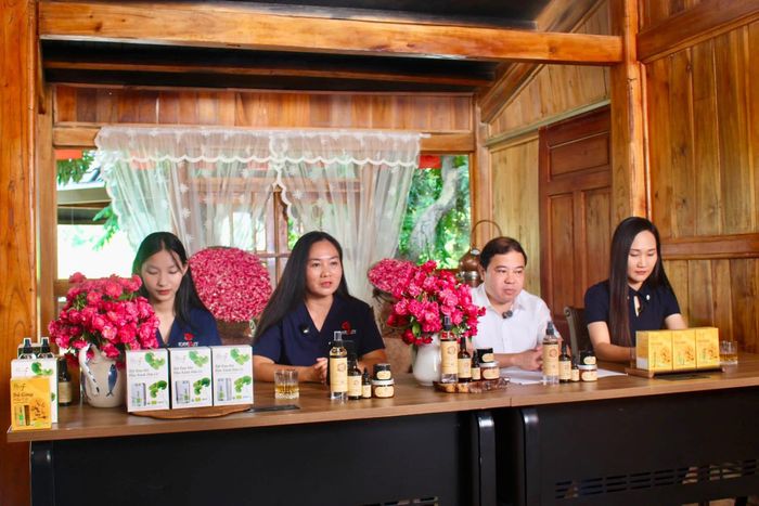 Chương trình khuyến mại được quảng bá rộng rãi tại phiên livestream thứ 4 của xã Xuân Mai. Ảnh: PV