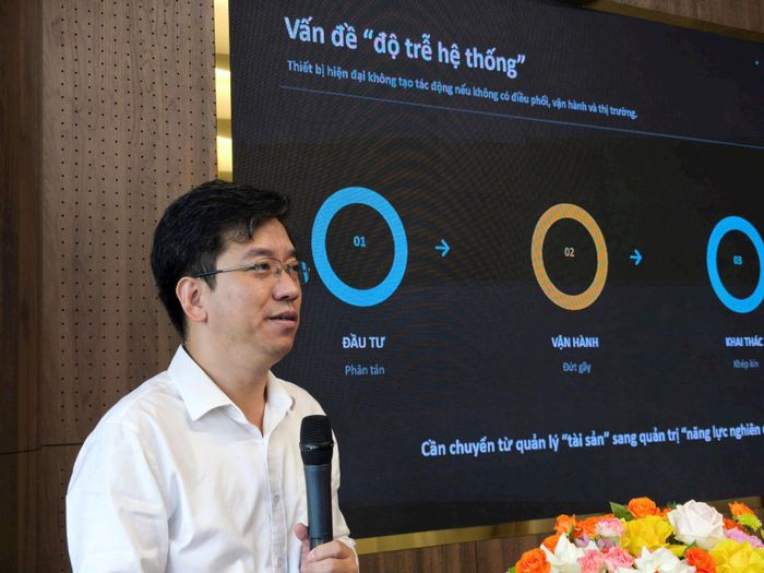 PGS.TS Trương Ngọc Kiểm, Giám đốc Công viên Công nghệ cao và Đổi mới sáng tạo (Đại học Quốc gia Hà Nội). Ảnh: PV