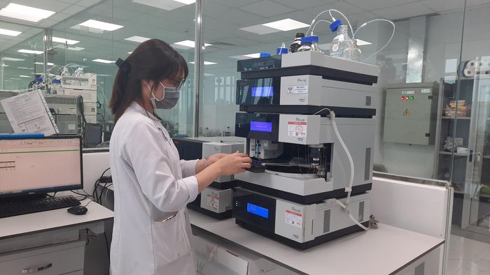 Phòng thí nghiệm của Viện Thực phẩm chức năng tại Khu CNC Hòa Lạc. Ảnh: PV