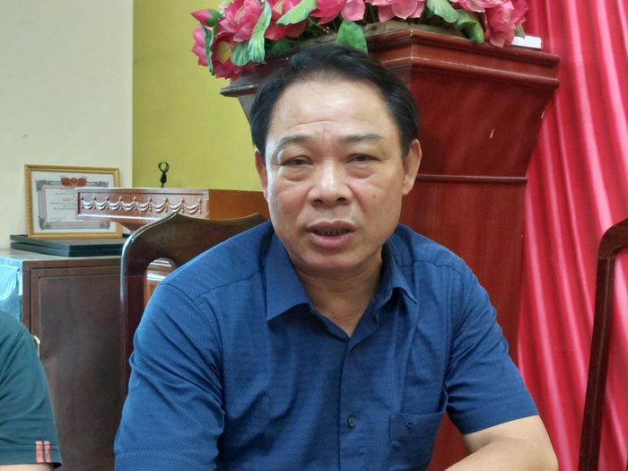 Ông Chu Văn Dụng, Tổ trưởng tổ an ninh ở cơ sở, thành viên Tổ hòa giải thôn Vĩnh Lộc 1 chia sẻ. Ảnh: C.P