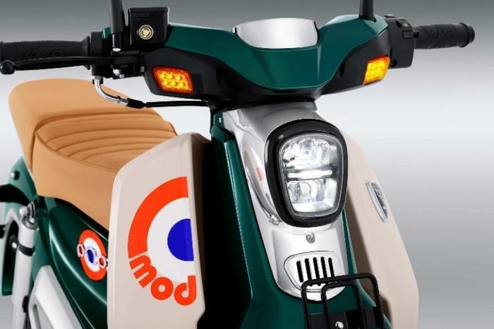 Ấn tượng đầu tiên trên GPX POPz 110 đến từ phong cách thiết kế.
