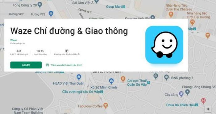 Waze là phần mềm dẫn đường và cảnh báo tốc độ miễn phí, cung cấp thông tin về giao thông, cảnh báo về giờ tắc đường, chỉ dẫn đường và nhiều vấn đề khác.