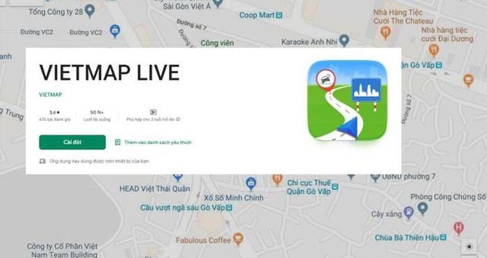 Vietmap là một phần mềm định vị và hỗ trợ điều hướng cho thiết bị di động, nó cung cấp các tính năng như bản đồ, tìm đường, cảnh báo tốc độ và hệ thống camera giao thông.