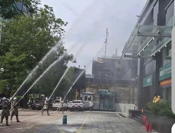 Xử lý tình huống cháy giả định