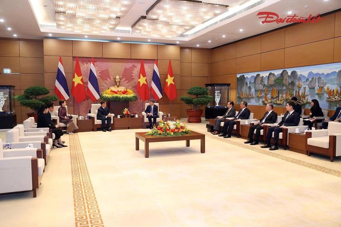 Quang cảnh buổi hội kiến. Ảnh: Quang Vinh