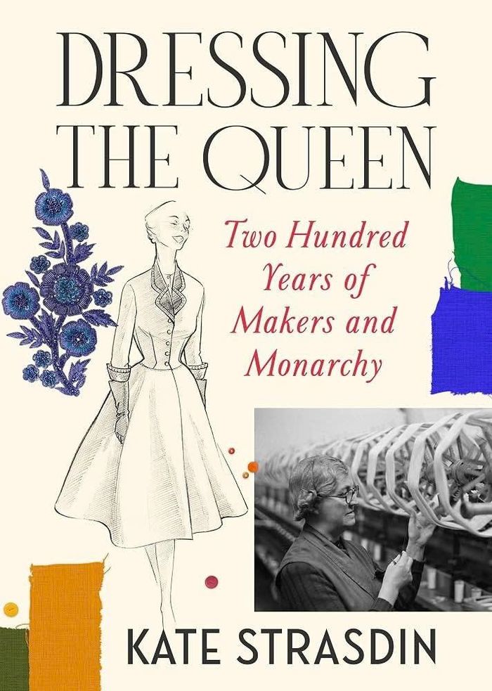 Bìa sách Dressing the Queen (Phục sức cho Nữ hoàng).