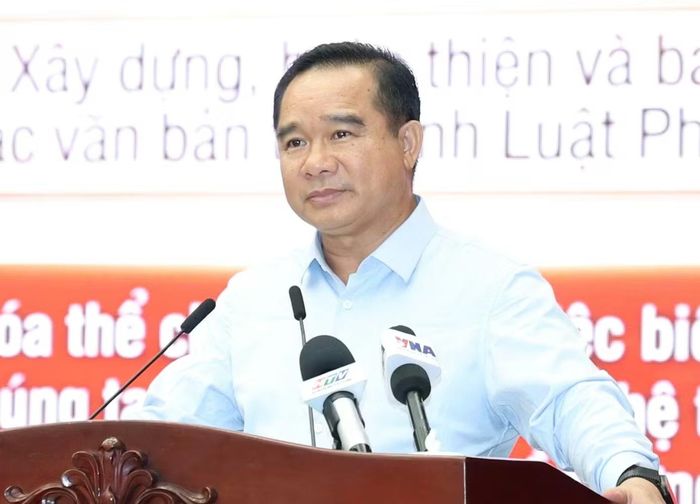 Chủ tịch UBND TP.HCM Nguyễn Văn Được. Ảnh: Ngô Tùng.