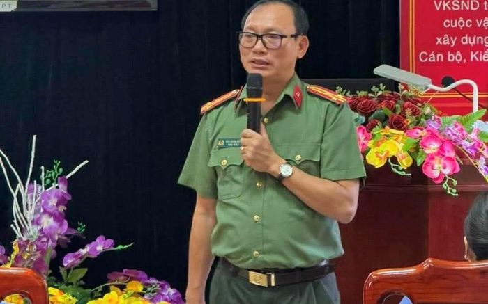 Thượng tá, Tiến sỉ Đào Trung Hiếu, chuyên gia tội phạm học