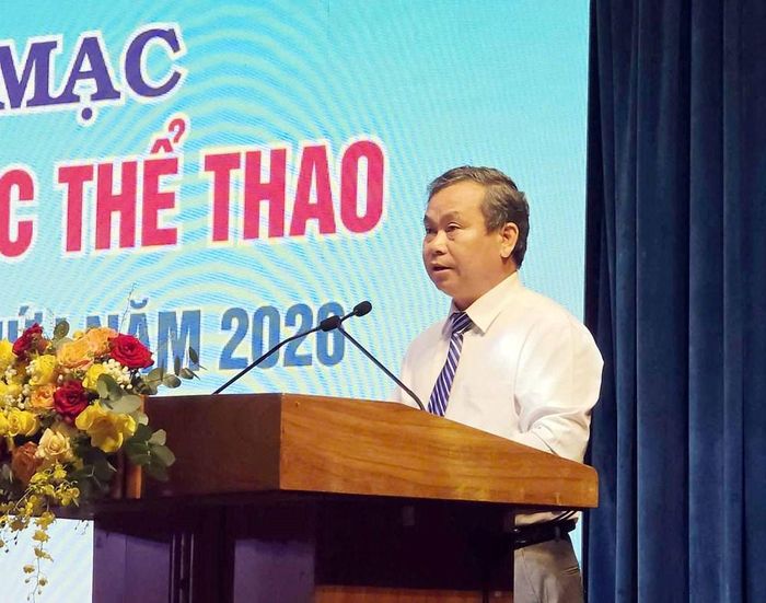 Ông Nguyễn Văn Ý, Phó Giám đốc Sở VHTTDL Gia Lai phát biểu tại lễ bế mạc