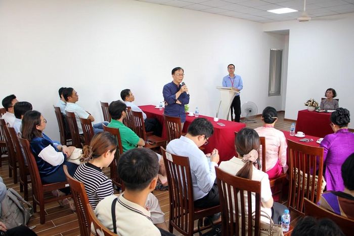 TS. Hoàng Anh Tuấn, nguyên Giám đốc Bảo tàng Lịch sử TP.HCM chia sẻ tại tọa đàm