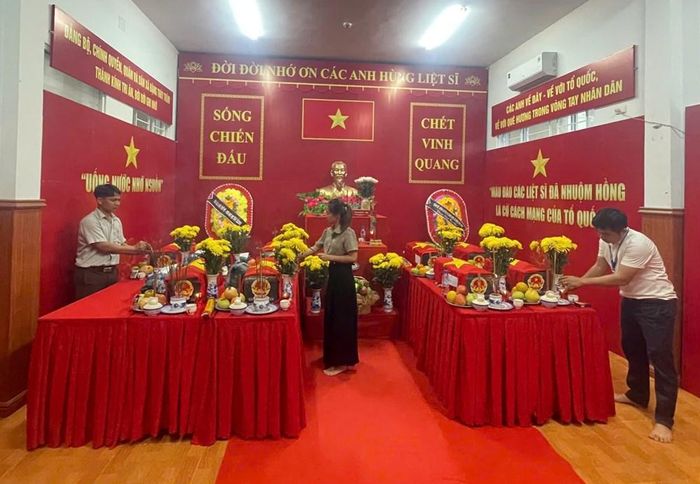 Các hài cốt và di vật được quy tập, bảo quản theo đúng quy định